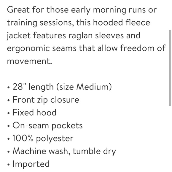 Zella Training Day Hooded Fleece Jacket - Picture 2 of 2